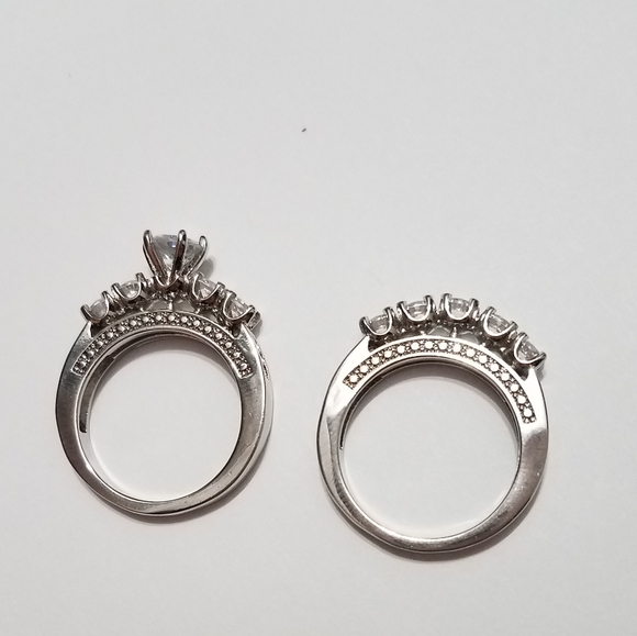 2Pcs/set 925 sterling silver ring! - Picture 9 of 13